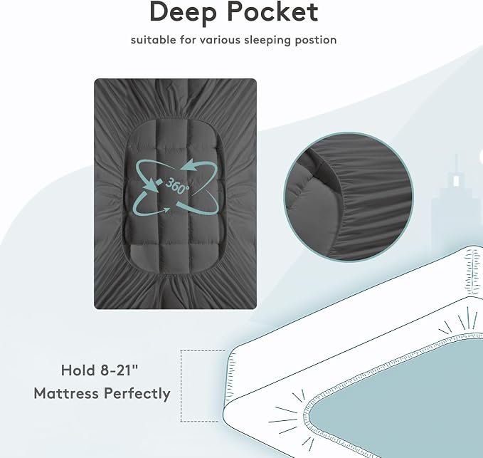 SameBed Mattress Topper Full, Extra Thick Mattress Pad Cover - Image 4