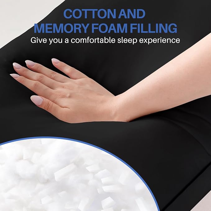 YZ HOME Memory Foam Body Pillow Insert - Image 3