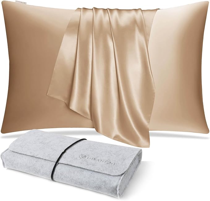 DISANGNI 100% Natural Mulberry Silk Pillow case by DISANGNI