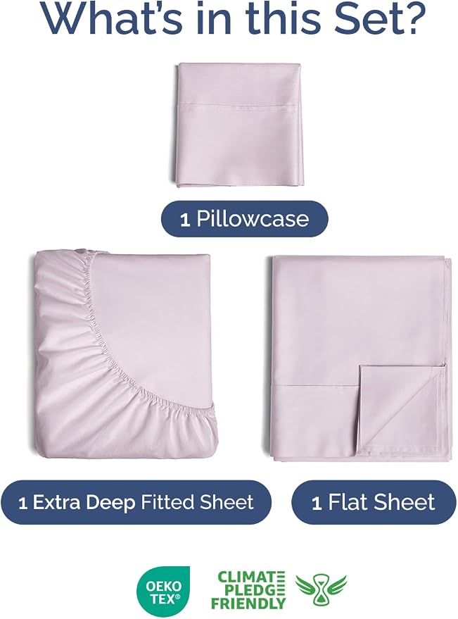 Extra Deep Twin Sheet Set - Image 2