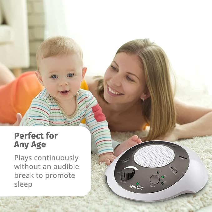 Homedics SoundSleep White Noise Sound Machine, Small Travel Sound Machine - Image 4