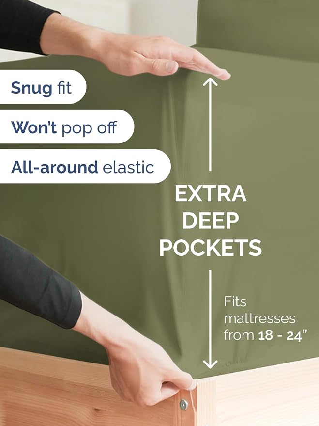 Extra Deep Split King Fitted Sheet - Image 2