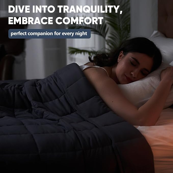 yescool Weighted Blanket for Adults Cooling Heavy Blanket for Sleeping Perfect - Image 7