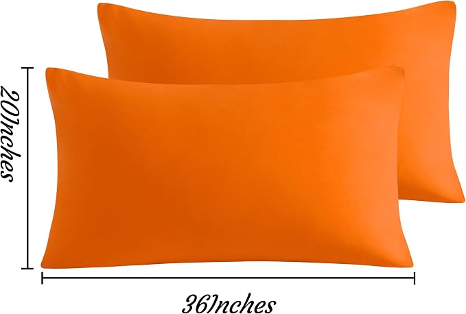 NTBAY King Pillow Cases Set of 2, 2 Pack Brushed Microfiber 20x36 Pillow Cases - Image 3