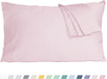 Pillow Cases, King Size Cotton Percale Weave Pillowcases, Pre-Shrunk Breathable by HOMTEC