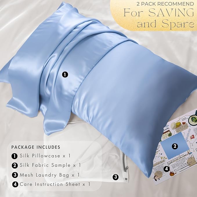 PROMEED Natural 23 Momme Silk Toddler Pillowcase - Image 6