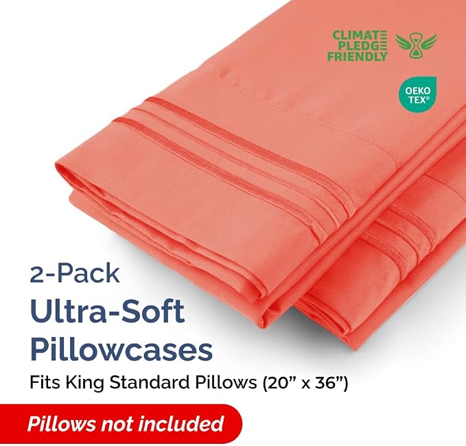 King Standard Pillow Cases Set of 2 - Image 2