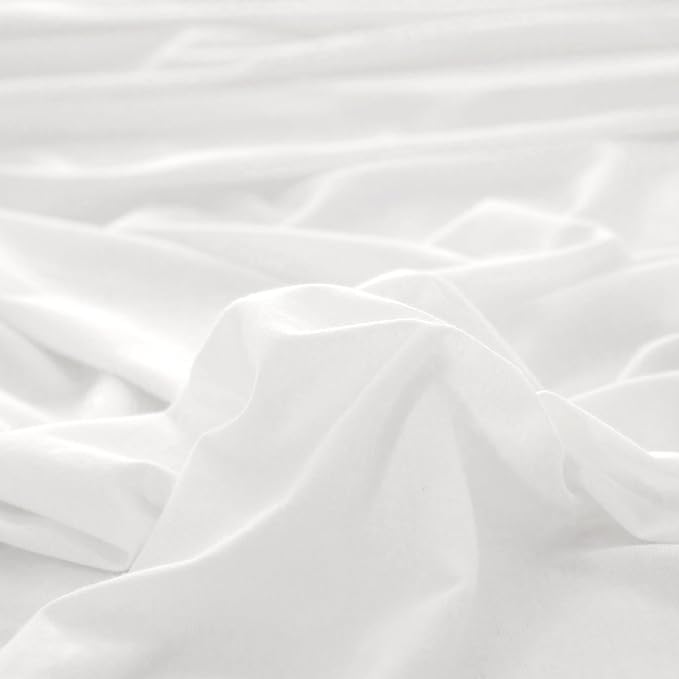 PURE ERA Jersey Knit Duvet Cover Set 100% T-Shirt Cotton Super Soft Comfy 3pc - Image 6