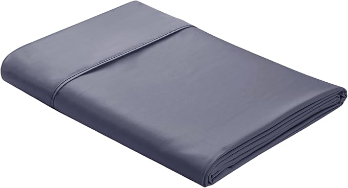 Bamboo Viscose Flat Sheets Only, Sateen Weave Twin Size Flat Sheet Only by ZaizaiHome