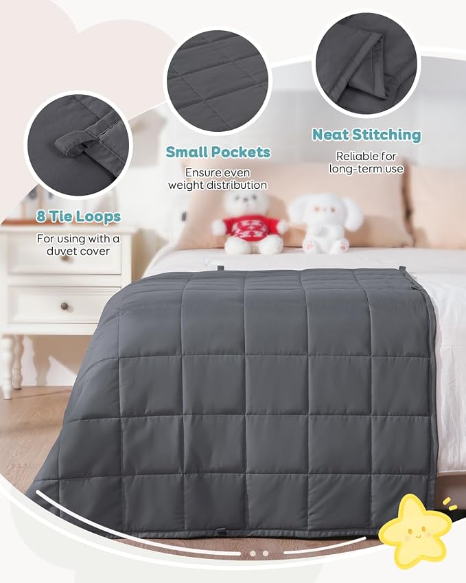 Topblan Weighted Blanket 7 lbs, Small Weighted Blanket 7 Pounds, Mini Heavy - Image 4
