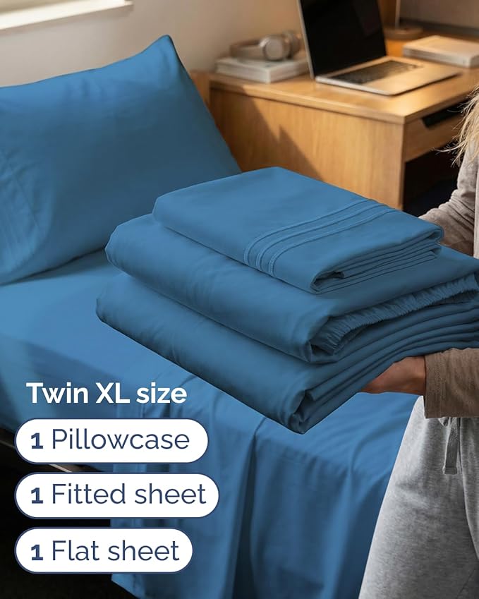 Twin XL Size 3 Piece Sheet Set - Image 3