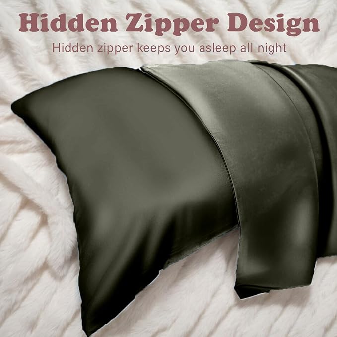 Mulberry Silk Pillowcase for Hair and Skin Queen Size 20"X 30" - Image 4