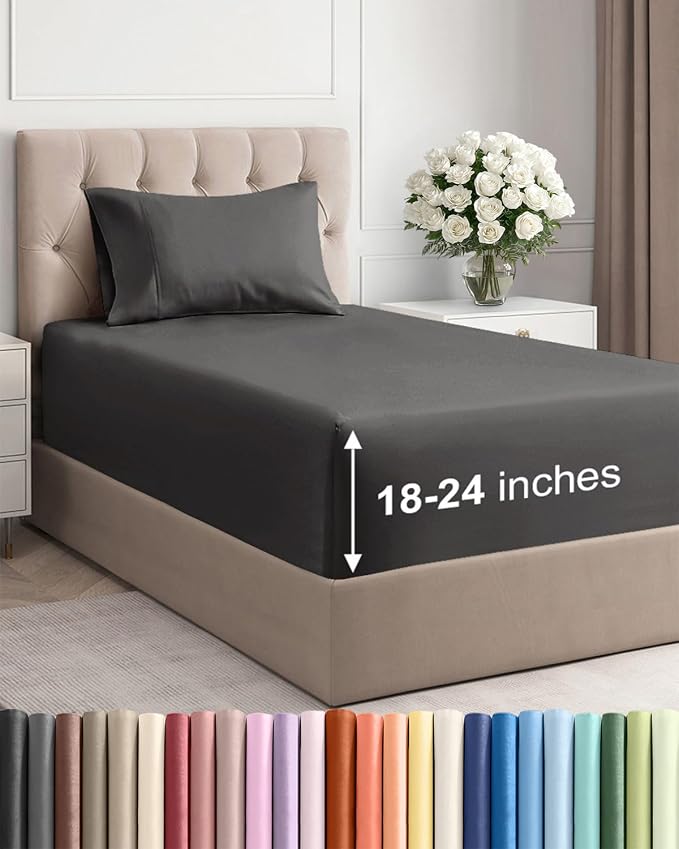 Extra Deep Twin Sheet Set by CGKUnlimited