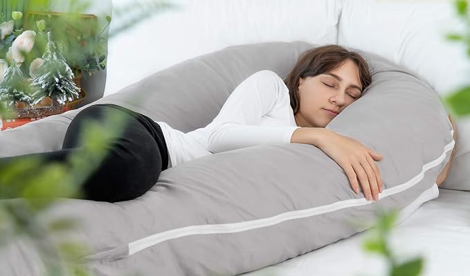 Meiz Pregnancy Pillows for Sleeping, Full Body Pregnancy Pillow - Image 3