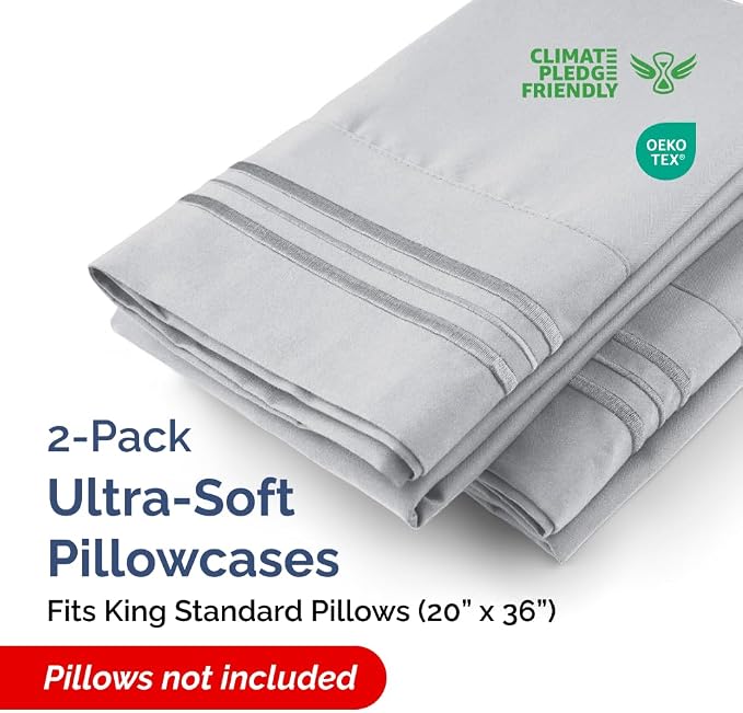 King Standard Pillow Cases Set of 2 - Image 2