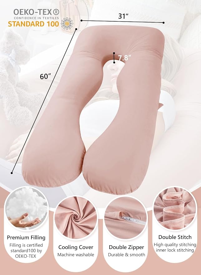 Meiz Pregnancy Pillows, Cooling Pregnancy Pillows - Image 5