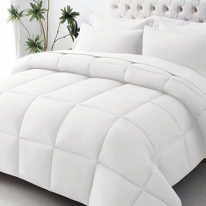 JOLLYVOGUE Full Comforter Set, Ultra-Soft Bed in a Bag Full Size 7 Pieces by JOLLYVOGUE