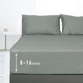 Sunflower California King Fitted Sheet, 1-Piece Deep Pocket Fitted Bottom Sheet by SunflowerHometexUS