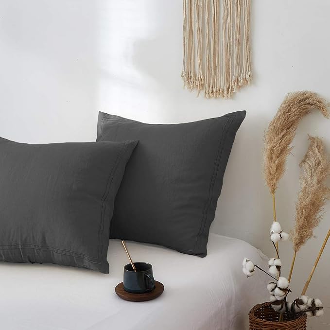Simple&Opulence 100% French Linen Euro Shams - Image 4
