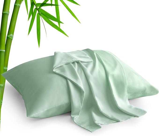 BEDELITE Standard Pillow Cases Set of 2, Rayon Derived from Bamboo, Cooling by BEDELITE