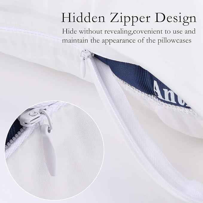JOGJUE Silk Pillowcase for Hair and Skin 2 Pack 100% Mulberry Silk Bed - Image 4
