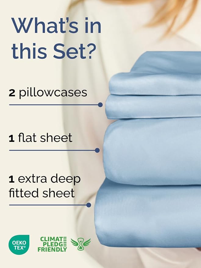 Extra Deep Twin Sheet Set - Image 2