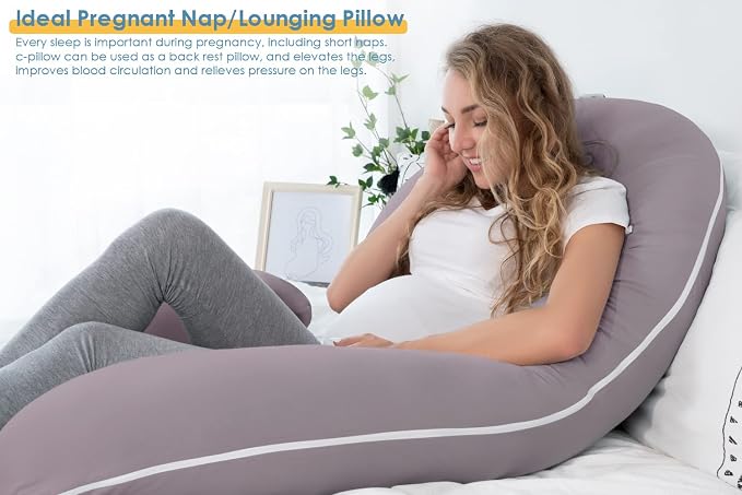 INSEN Pregnancy Pillows for Sleeping, Maternity Pillow - Image 4