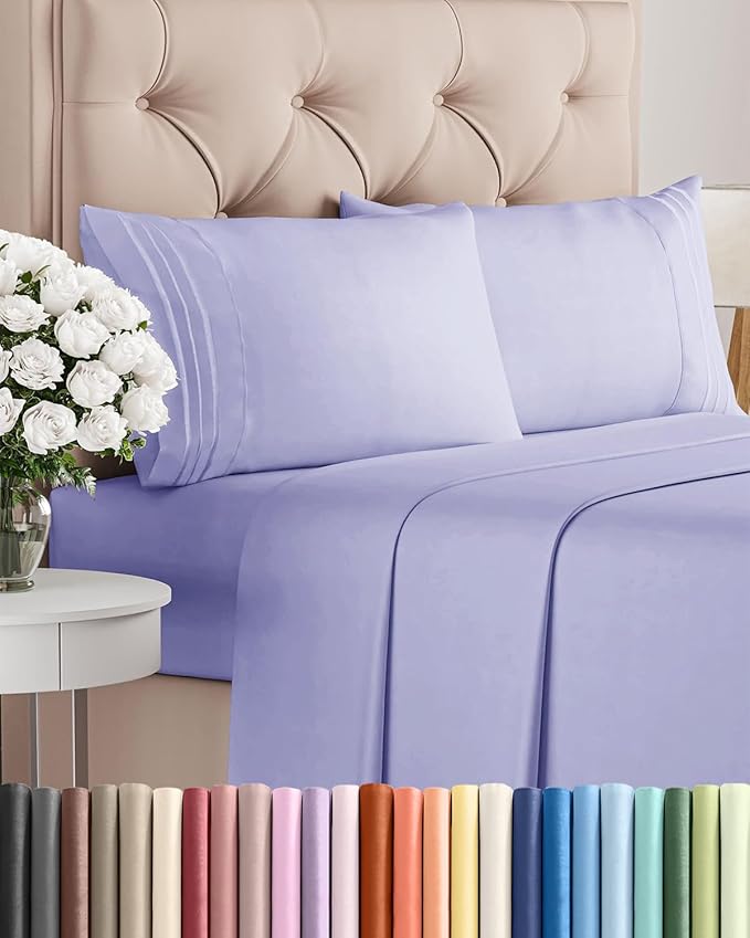 Queen Size 4 Piece Sheet Set by CGKUnlimited
