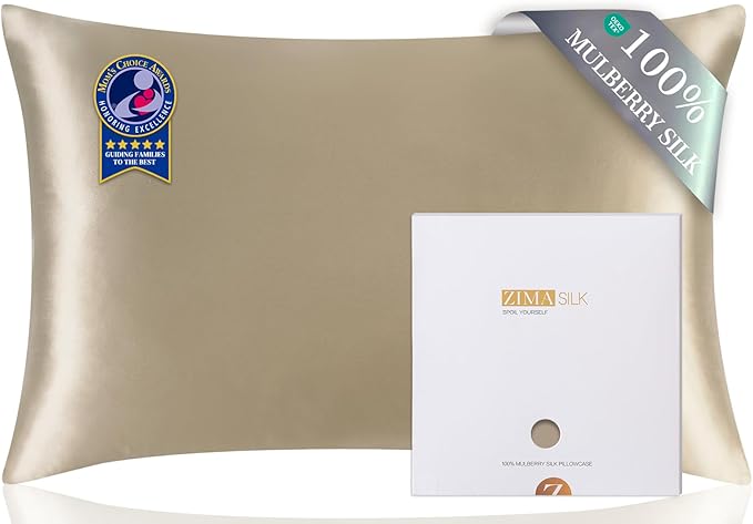 ZIMASILK 100% Pure Mulberry Silk Pillow Cases by ZIMASILK