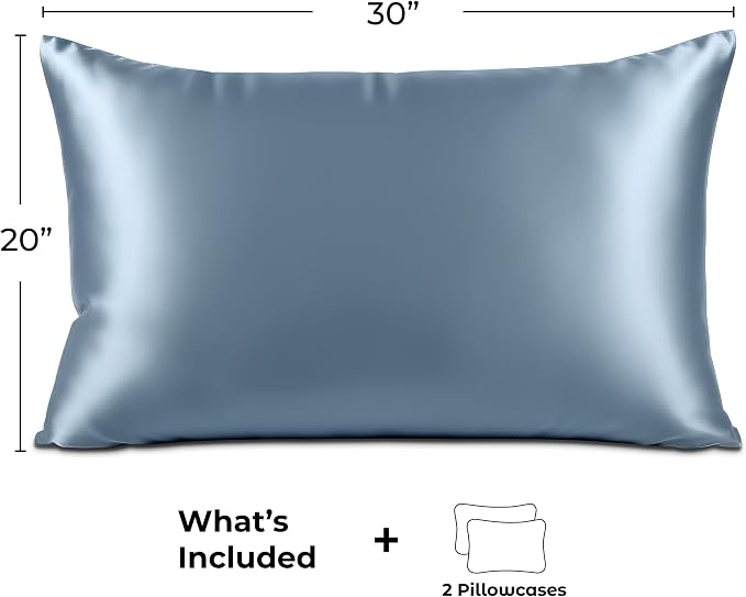 Pure Bedding Satin Pillowcase 2 Pack - Image 6