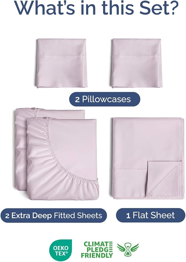 Extra Deep Split King Sheet Set - Image 2