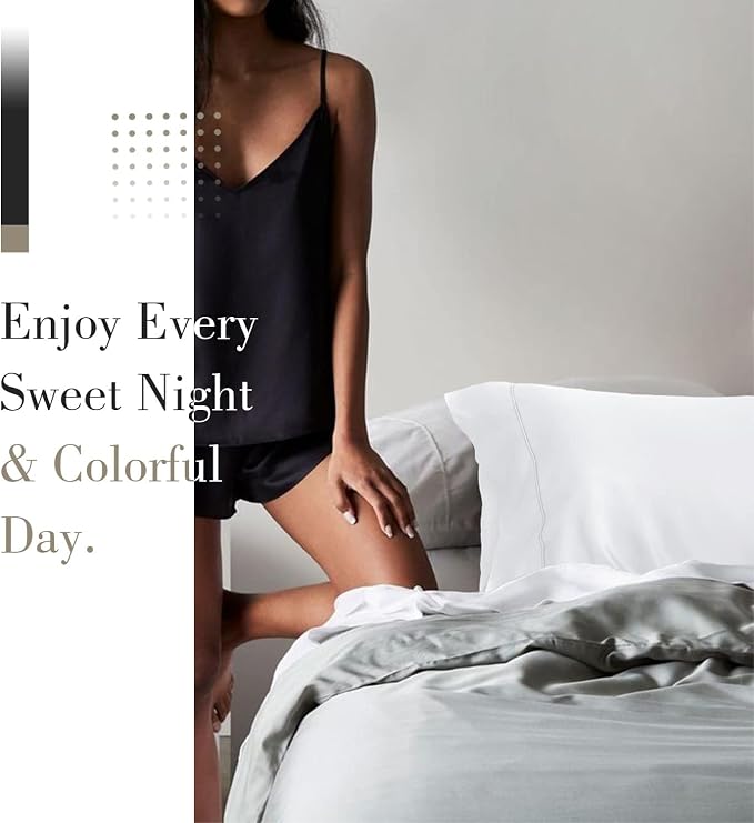 WishSmile Standard Pillow Cases Cooling Pillowcases Set of 2 Breathable Cool - Image 6