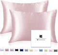 Silk Pillowcase 2 Pack for Hair and Skin by Ravmix