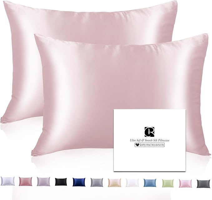 Ravmix Silk Pillow Cases 2 Pack by Ravmix