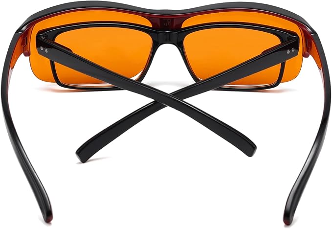 Eyekepper 100% Anti-Blue Light Blocking Fitover Glasses Wear Over Computer - Image 3