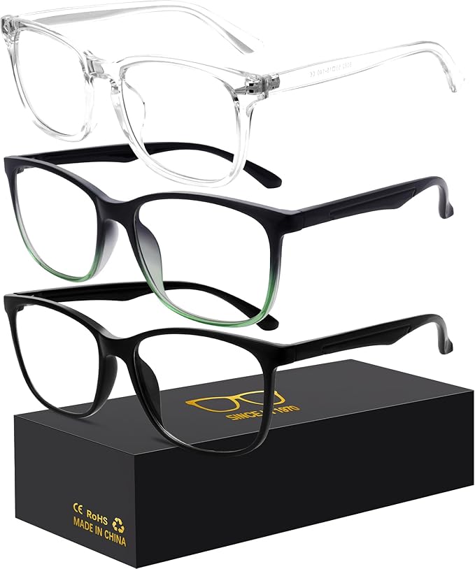 Oilway Blue-Light Blocking Glasses Computer Reading/Gaming/TV/Phones Glasses by Oilway