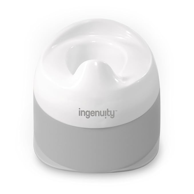 Ingenuity Ready Set Go Potty Training Toilet, Removable Bowl, Non-Skid Bottom - Image 7