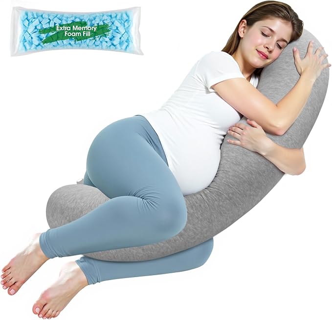 SweetSlubr Pregnancy Pillows for Sleeping, C-Shaped Maternity Pillow for by Unknown