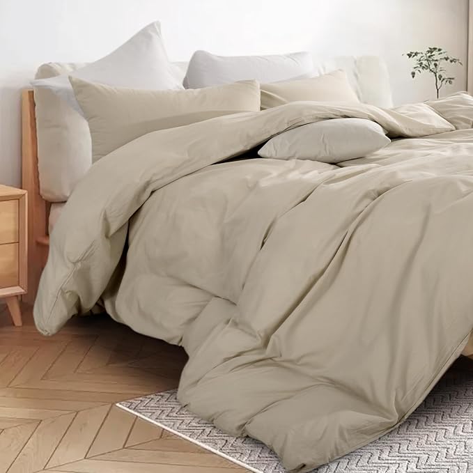 NEXHOME PRO Queen Duvet Cover Set – 100% Certified Organic Cotton - Image 3