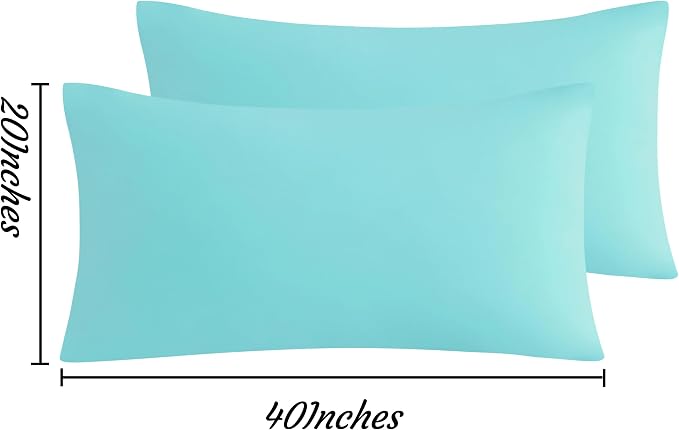 NTBAY King Pillow Cases Set of 2, 2 Pack Brushed Microfiber 20x40 Pillow Cases - Image 6
