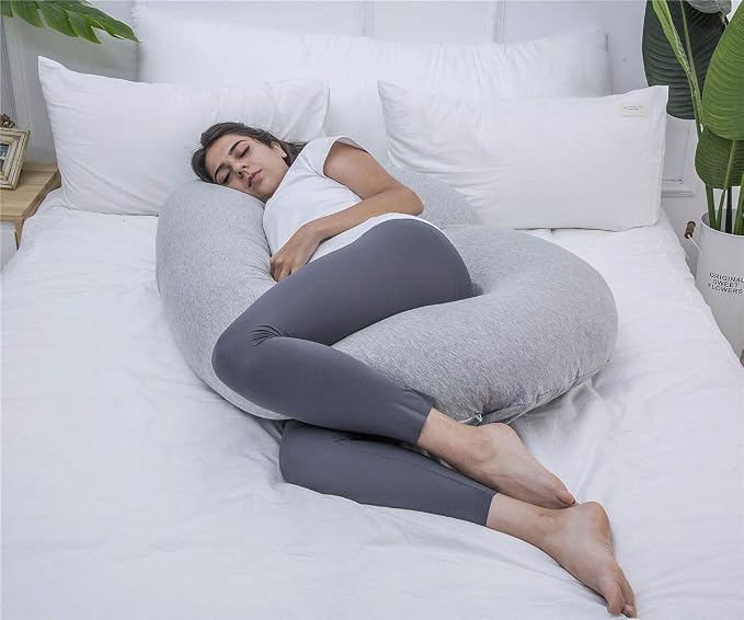 1 MIDDLE ONE Pregnancy Pillow, C Shaped Full Body Pillow - Image 5