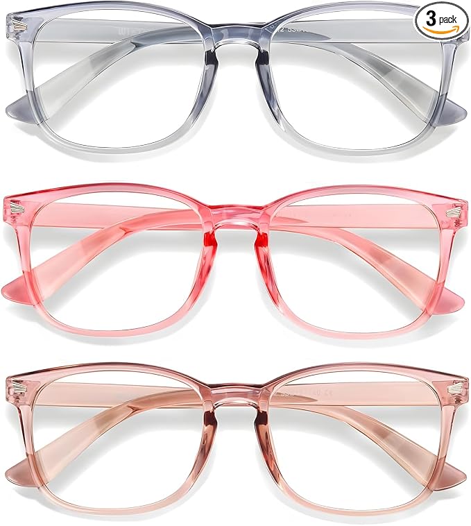 Blue Light Glasses for Woman Men | 99% Blue Light Blocking Glasses for Computer by Wintoo