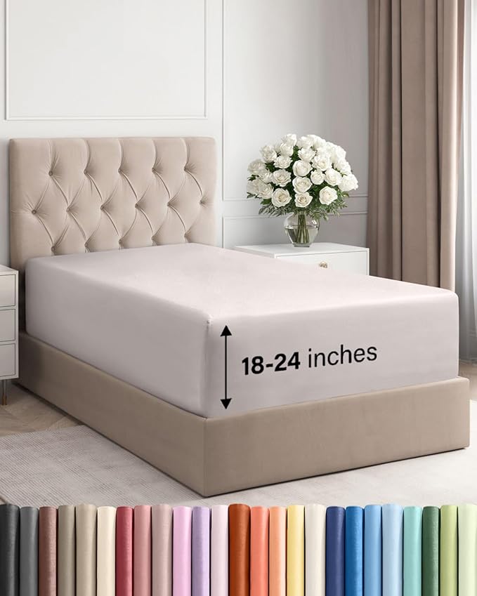 Extra Deep Twin XL Fitted Sheet by CGKUnlimited