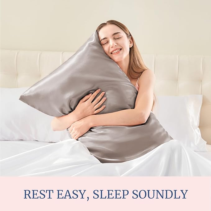 BEDELITE Satin Pillowcase for Hair and Skin, Super Soft and Cooling Similar to - Image 5