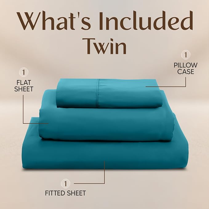 Utopia Bedding Twin Sheet Set – 3 Piece Bed Sheets - Image 3