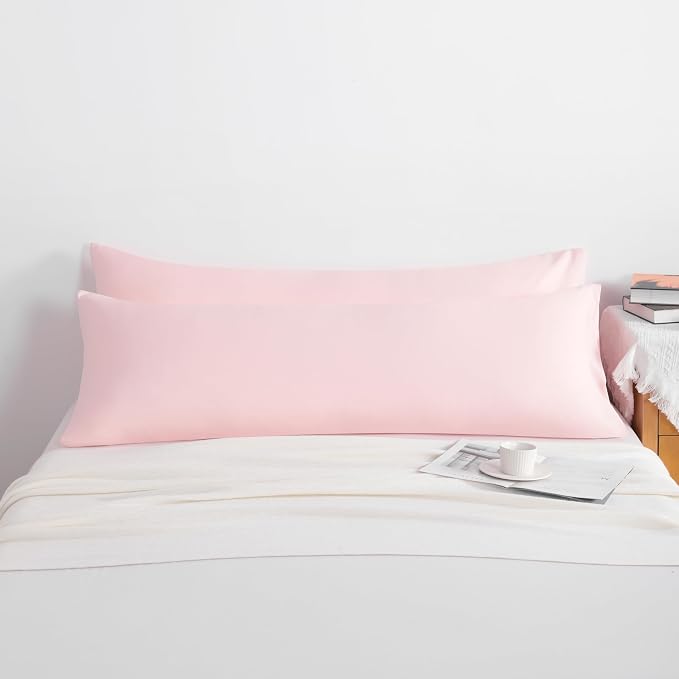 NTBAY Body Pillow Cases Set of 2, 2 Pack Brushed Microfiber 20x54 Pillow Cases - Image 4