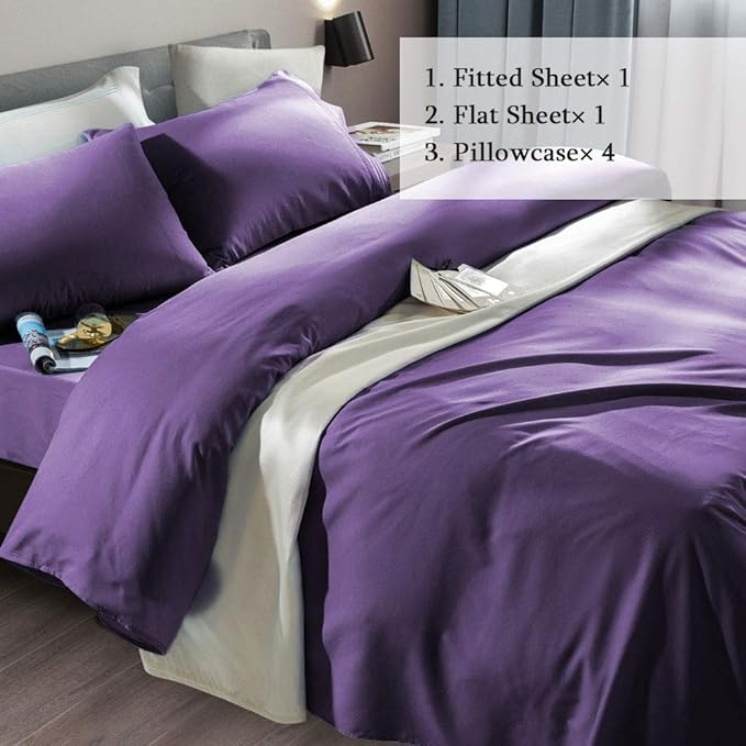 SONORO KATE Bed Sheet Set Super Soft Microfiber 1800 Thread Count Luxury - Image 2