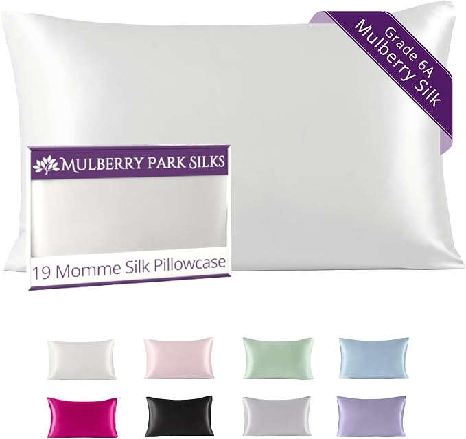 Mulberry Park 100% Silk Pillowcase by MulberryParkSilks