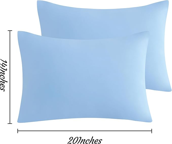 NTBAY Toddler Pillow Cases Set of 2, 2 Pack Brushed Microfiber 14x20 Pillow - Image 8