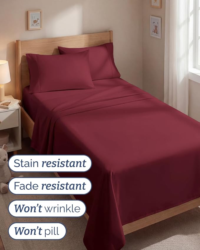 Twin 4 Piece Sheet Set - Image 5